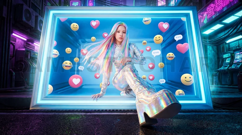 
Augmented Reality City Social Media Connectivity