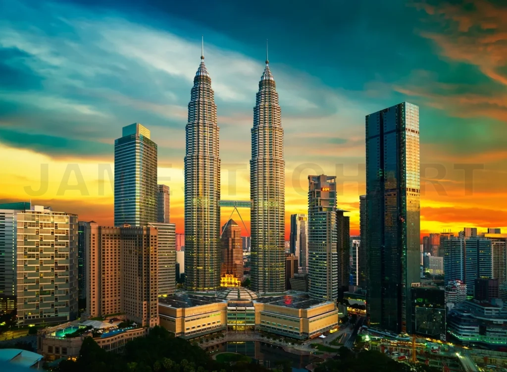 
Kuala Lumpur Skyline At Night
