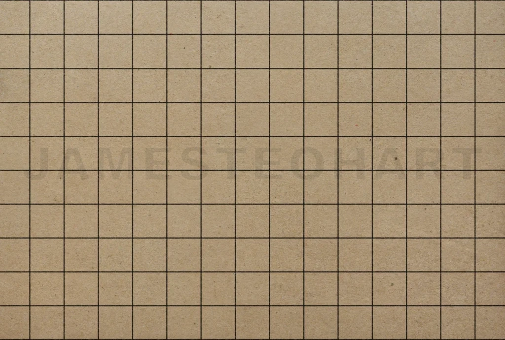 
Seamless cardboard texture with black graph lines forming a grid