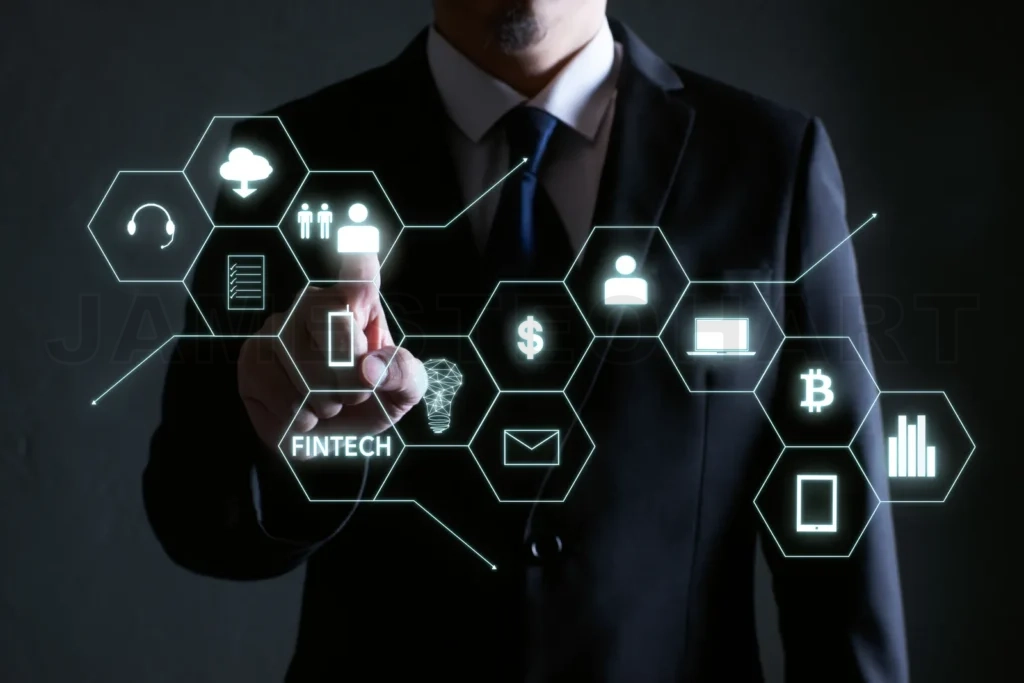 
Businessman Pressing The Money Icon On Virtual Screens ,Business, Technology And Internet Concept