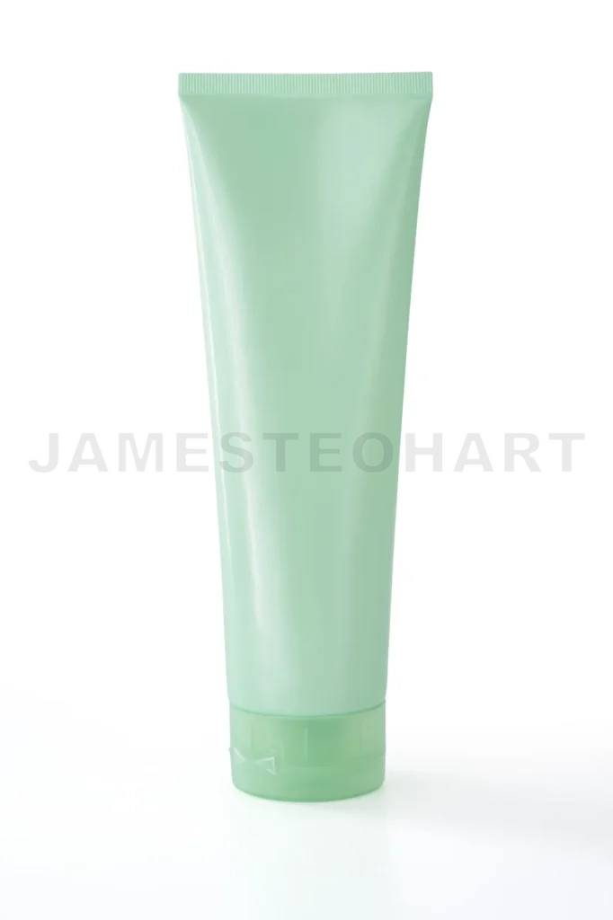 
Light Green Cosmetic Tube Pack Of Cream Or Gel Isolated On White Background