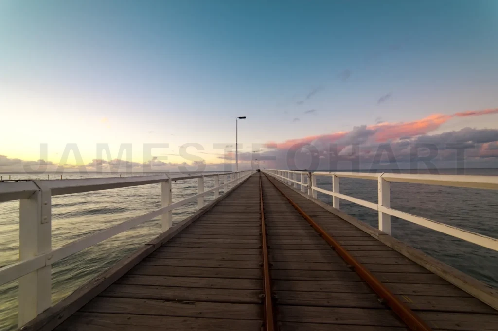 
Sunset In Busselton Jetty, Western Australia