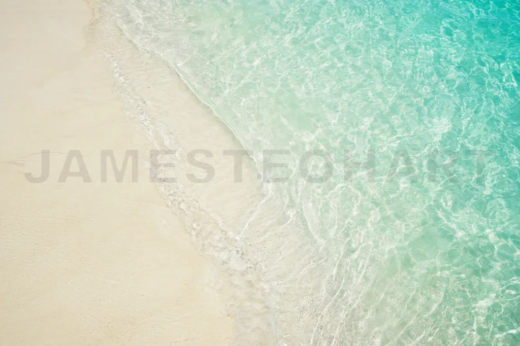 
Beach Tropical With White Sandy And Crystal Water Seen From Above