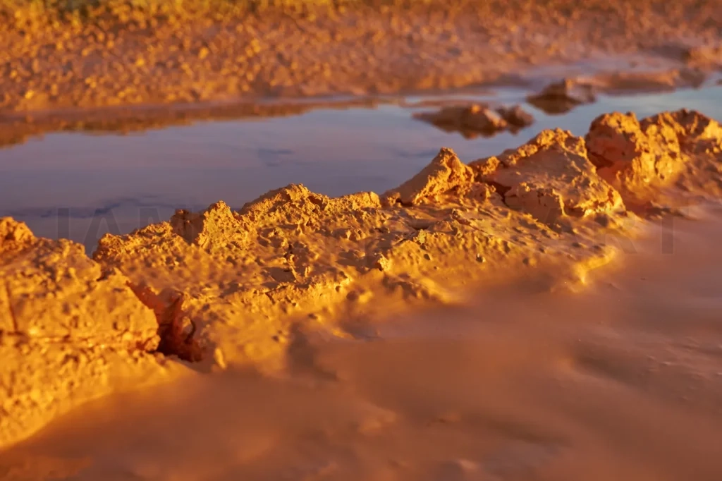 
Tropical Laterite Soil Or Red Earth Background