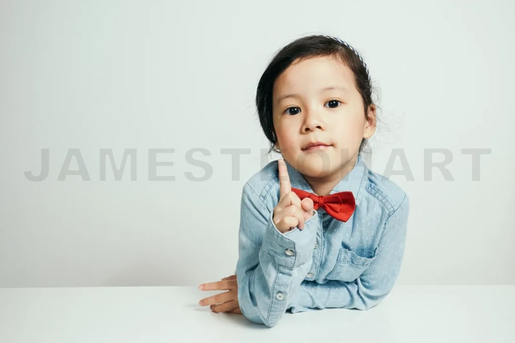 
Portrait Of Young Cute Girl