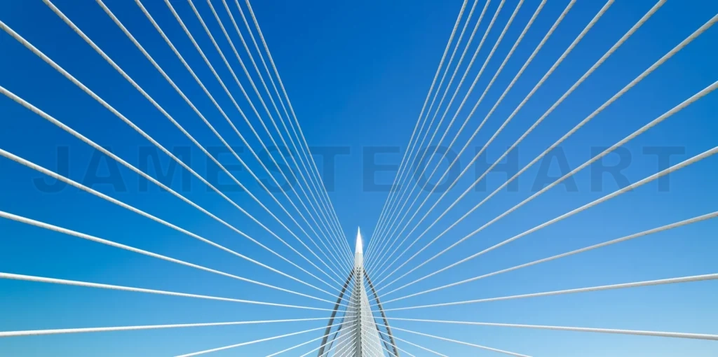 
Beautiful Bridge And Blue Sky