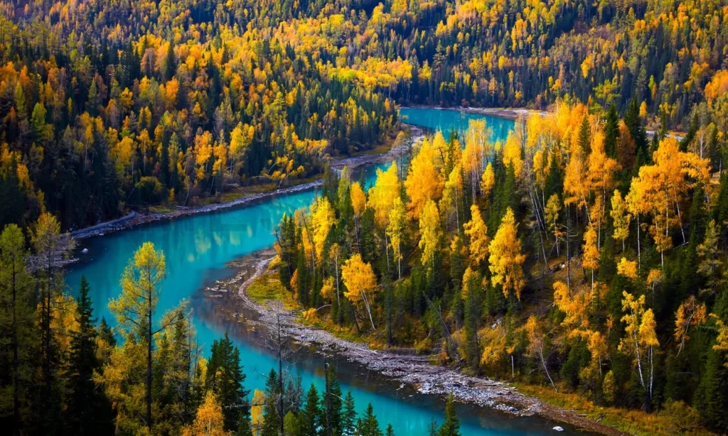 
Colorful Moon Bay , Scenery In Xinjiang ,China