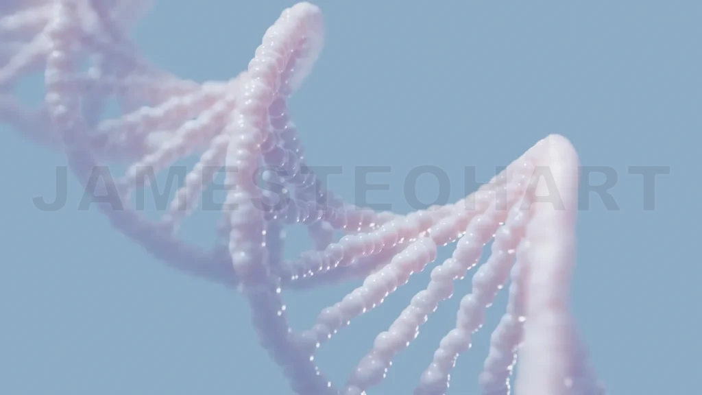 
DNA complex spiral structure