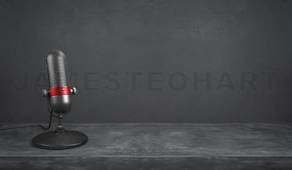
Old fashion retro microphone