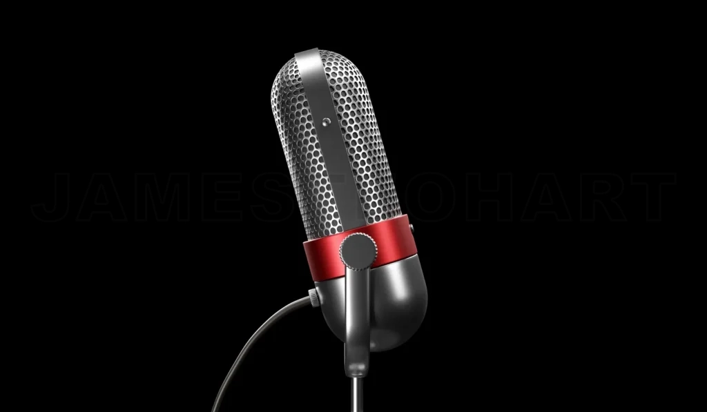 
Old fashion retro microphone