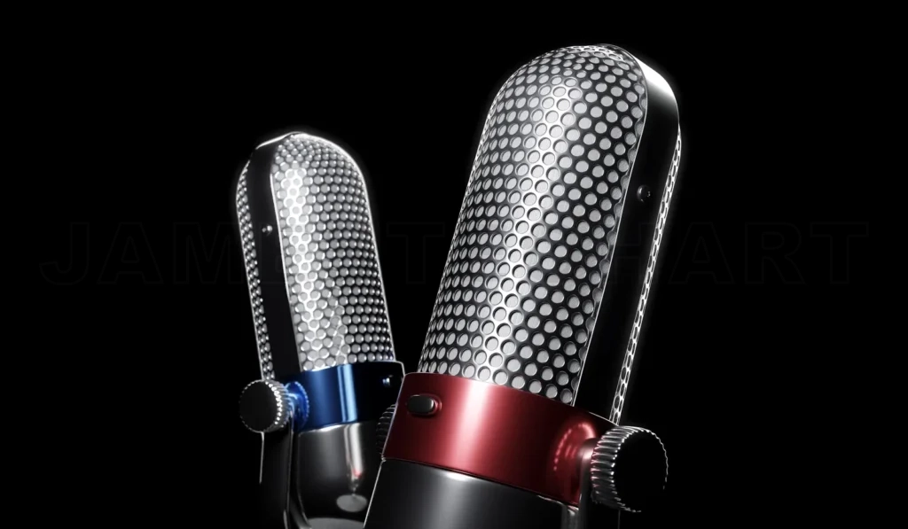 
Old fashion retro microphone