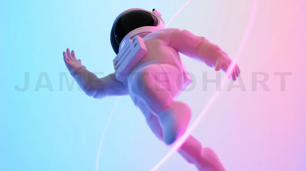 
Astronaut escape from the void