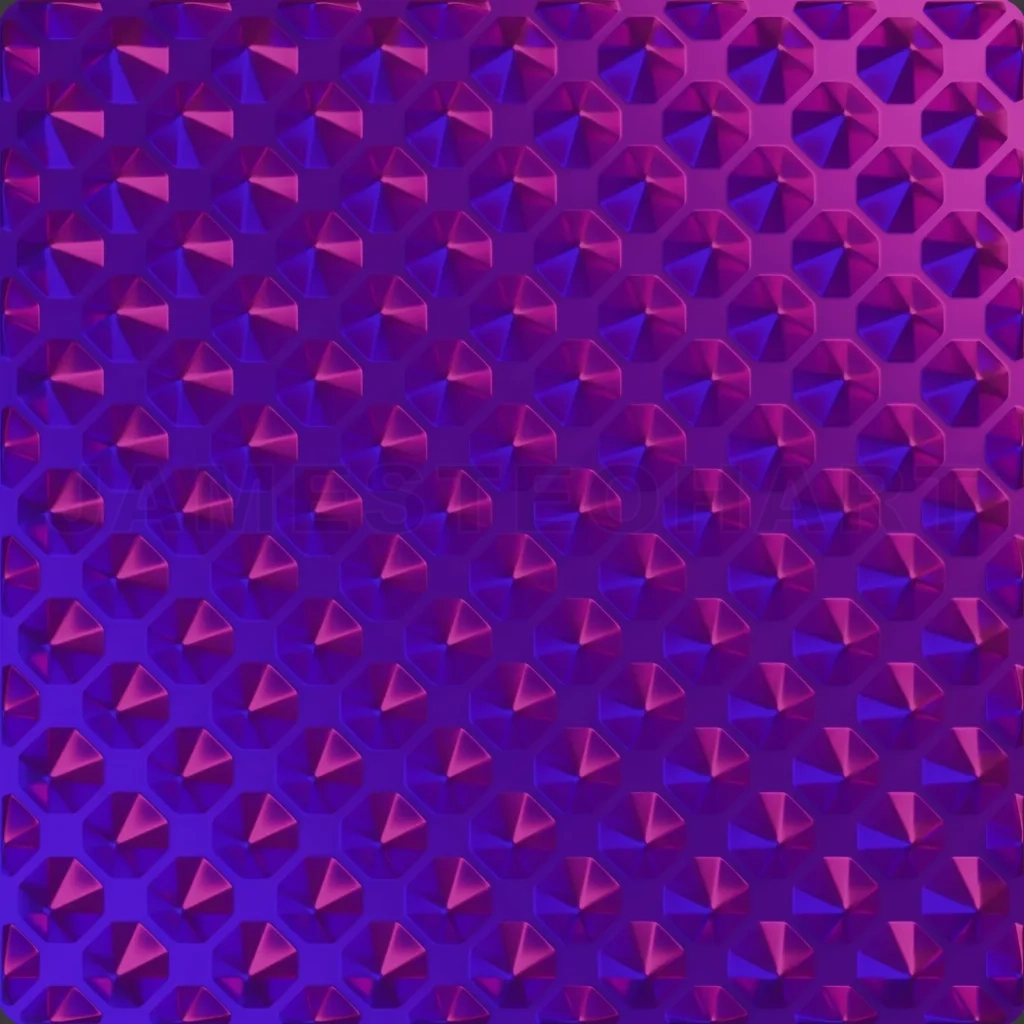 
Triangle or pyramid Sci Fi Purple shapes geometric background