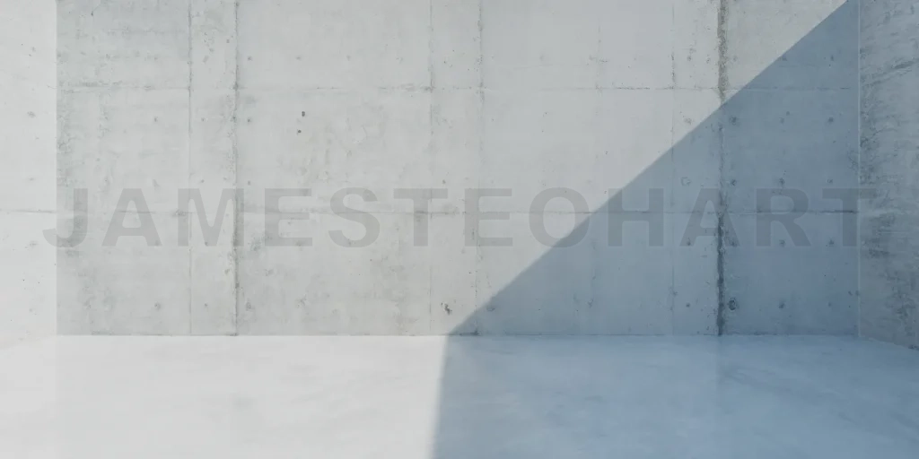 
Outdoor industry style concrete wall and floor