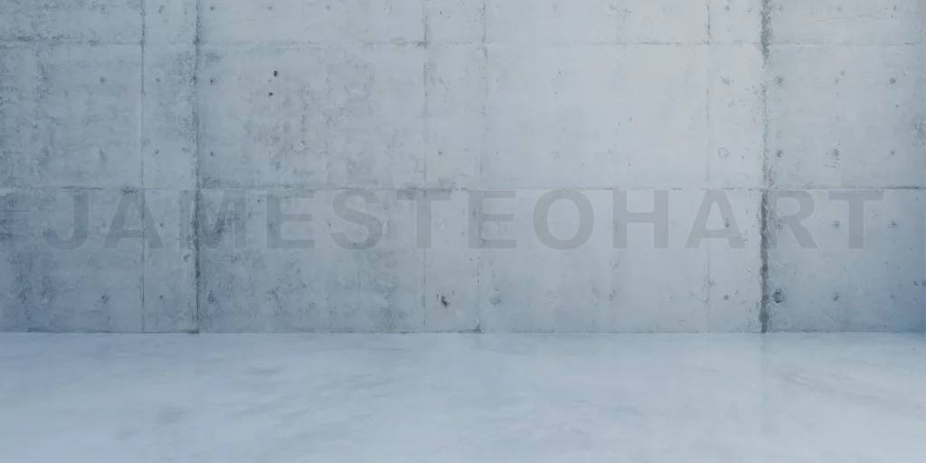 
Intdoor industry style concrete wall and floor