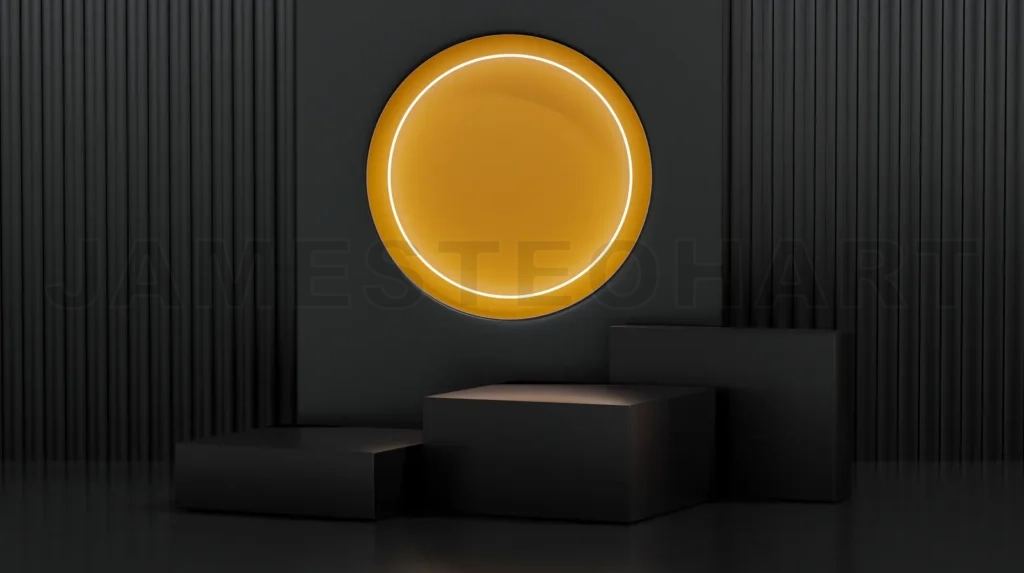 
Concept of product display platform.