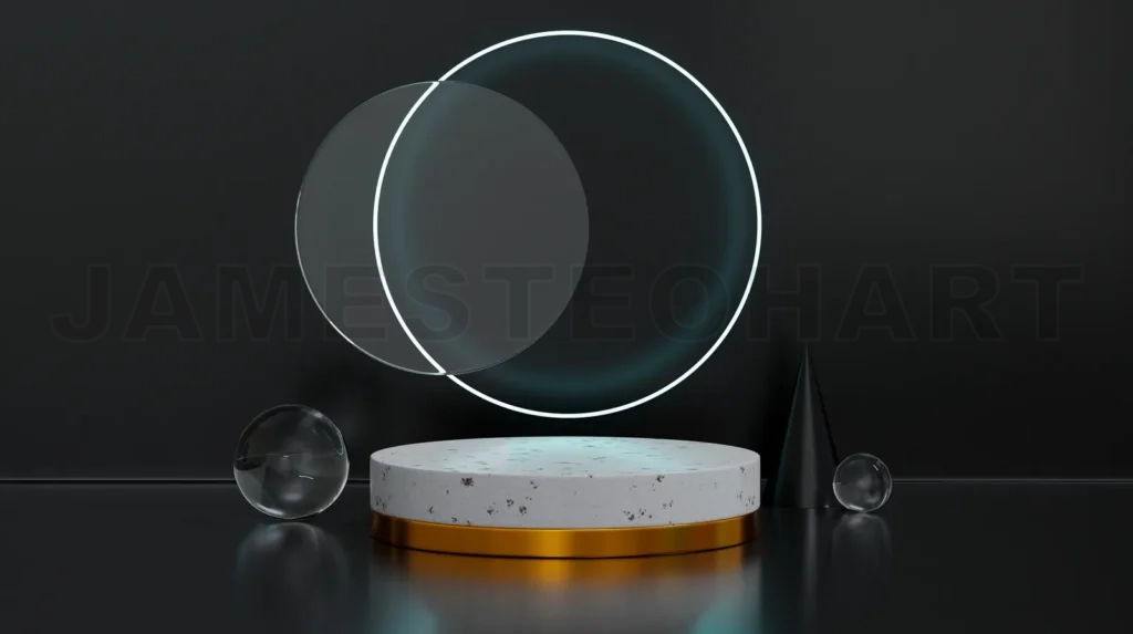 
Concept of product display platform.