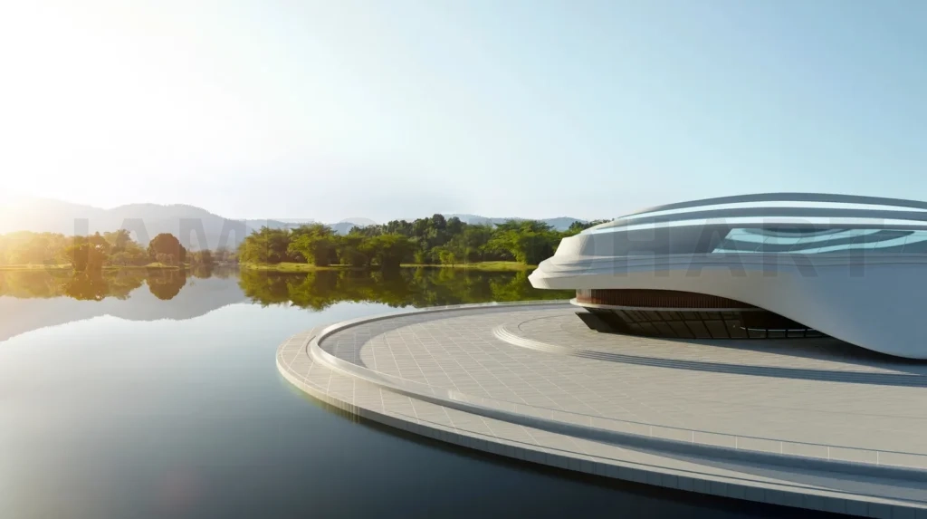 
3D rendering futuristic architecture