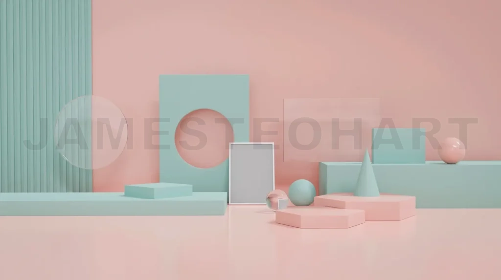 
Concept of product display platform.