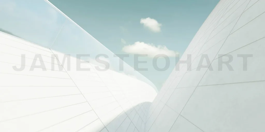 
3D rendering futuristic building exterior