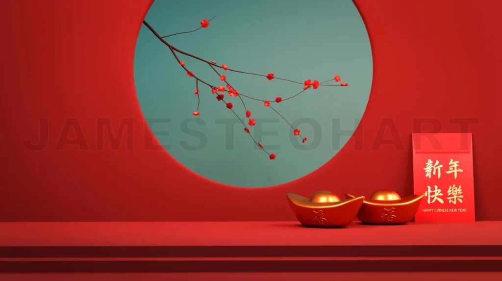 
Happy Chinese New Year design background