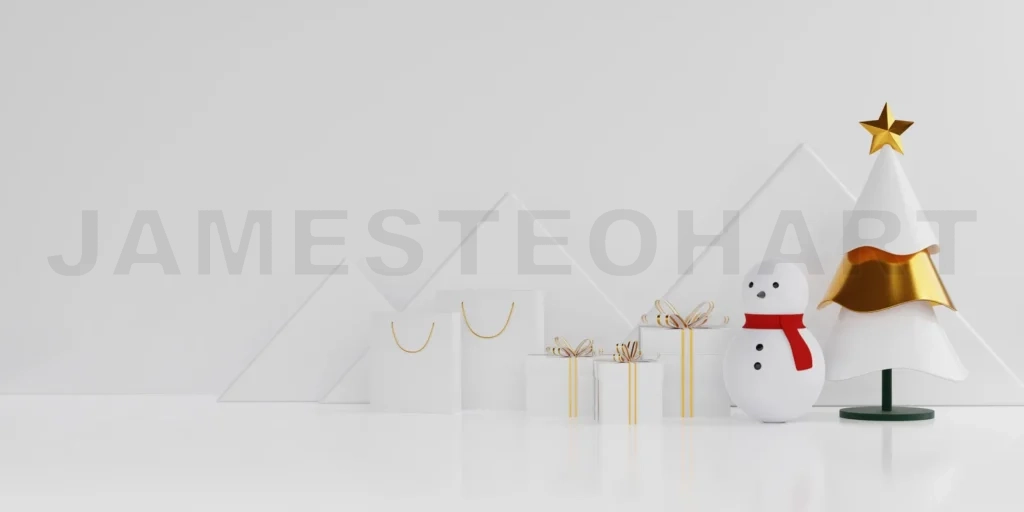 
Christmas showcase decorate background