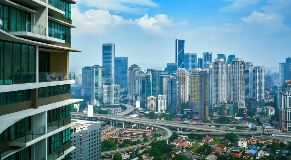
Kuala Lumpur modern business  building