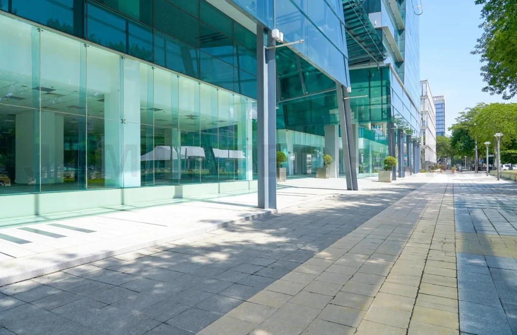 
Exterior commercial building