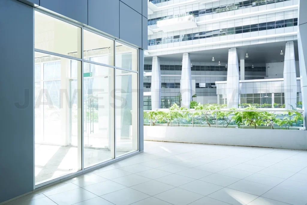 
New modern empty unrenovated office