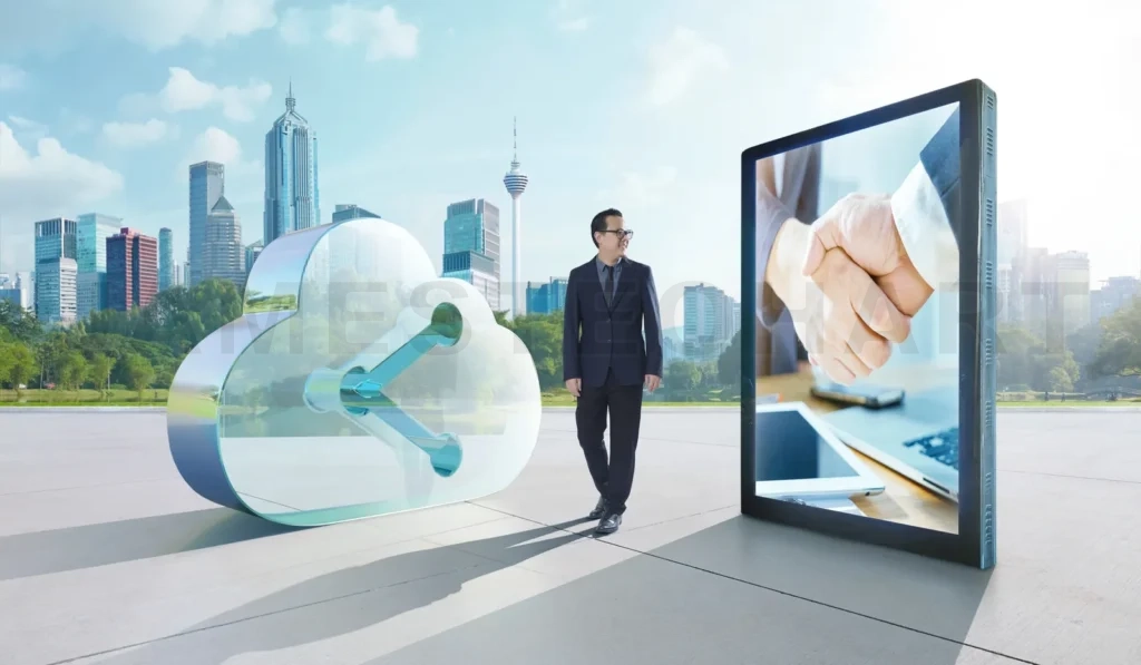 
Cloud storage technology concept