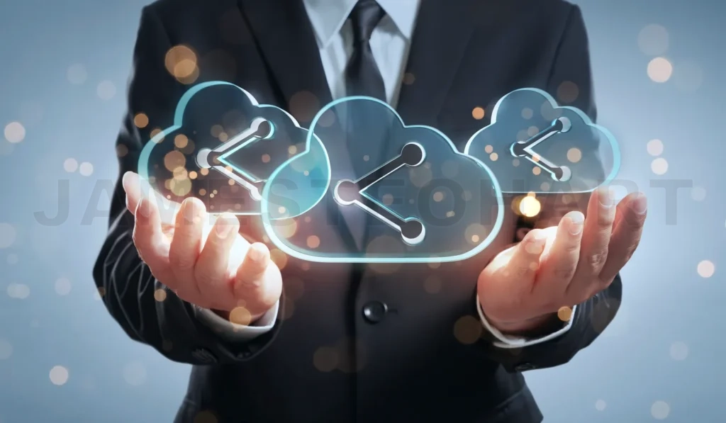 
Cloud storage technology concept