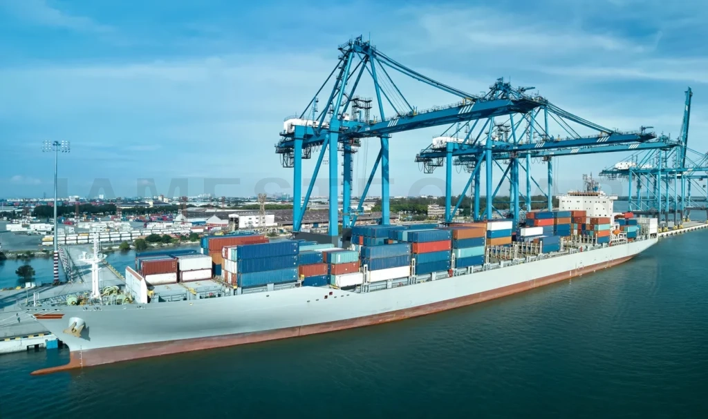 
Logistics container cargo ship