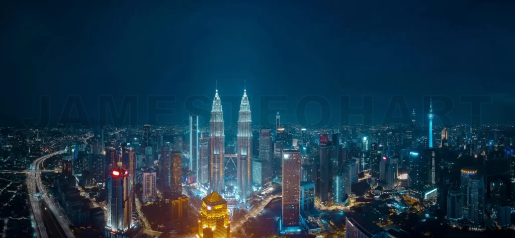 
Kuala Lumpur city skyline