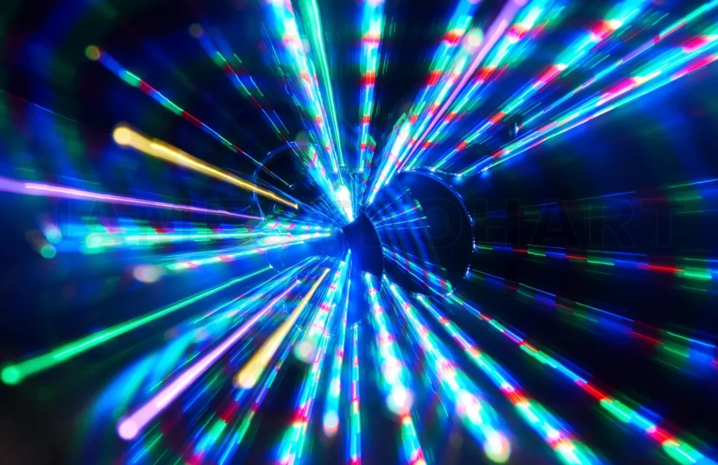 
Abstract glowing light