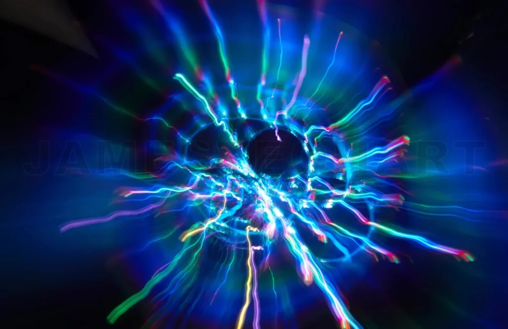 
Abstract glowing light