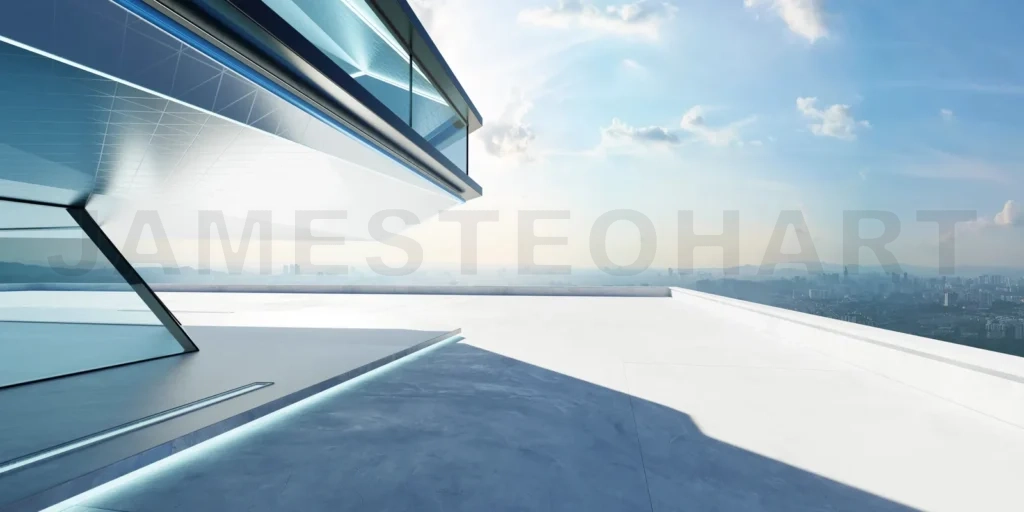 
Steel and glass modern building exterior