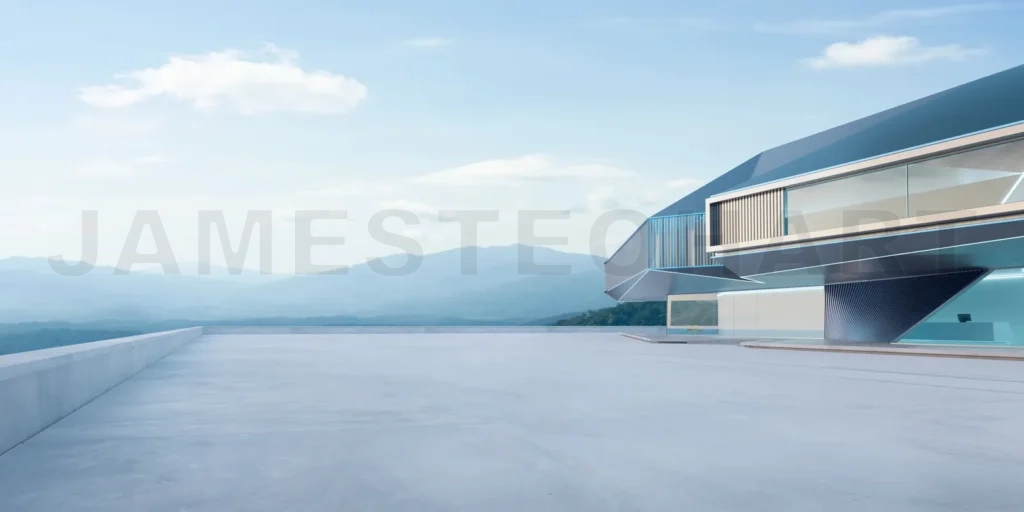 
Steel and glass modern building exterior