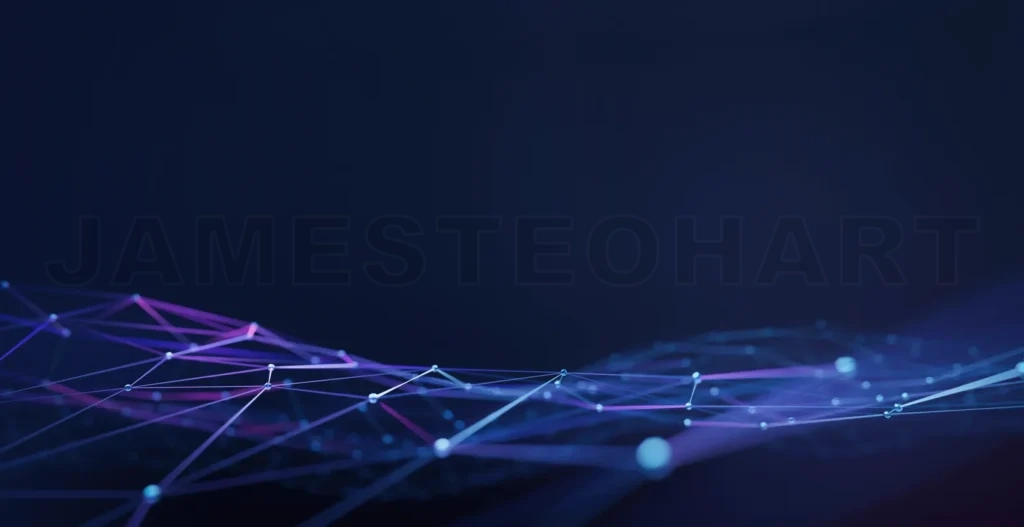 
Internet and communication technology design concept.