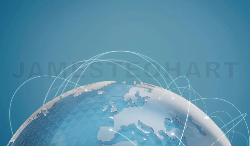 
Global world network communication technology