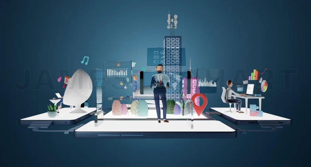 
Future technology business marketing concept