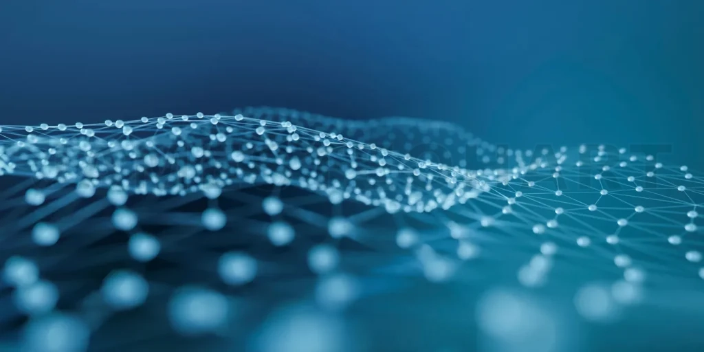 
Plexus geometry or line and dot connection background