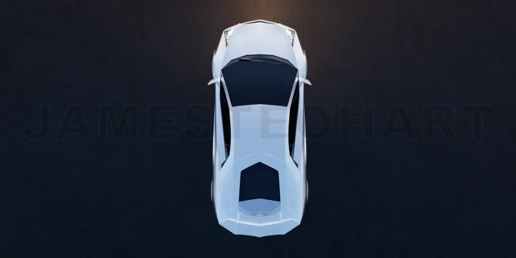 
Non-Existent Brand-Less Generic Concept Sport Electric Car