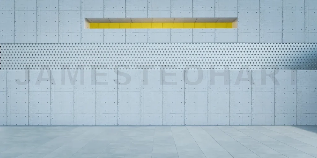 
Loft design open door and building exterior