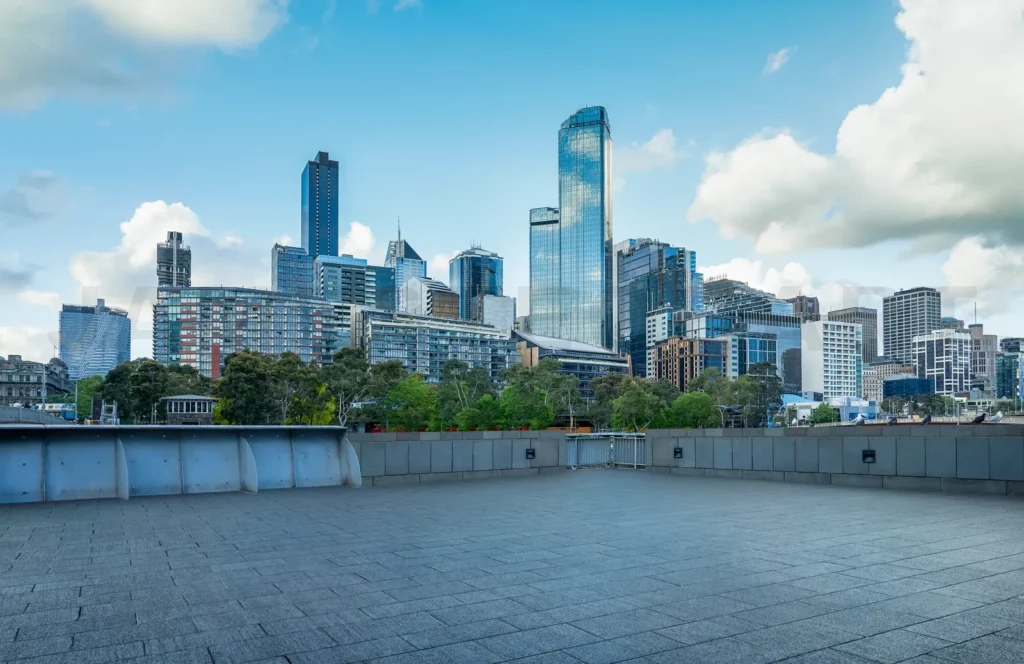 
Modern cityscape in Melbourne