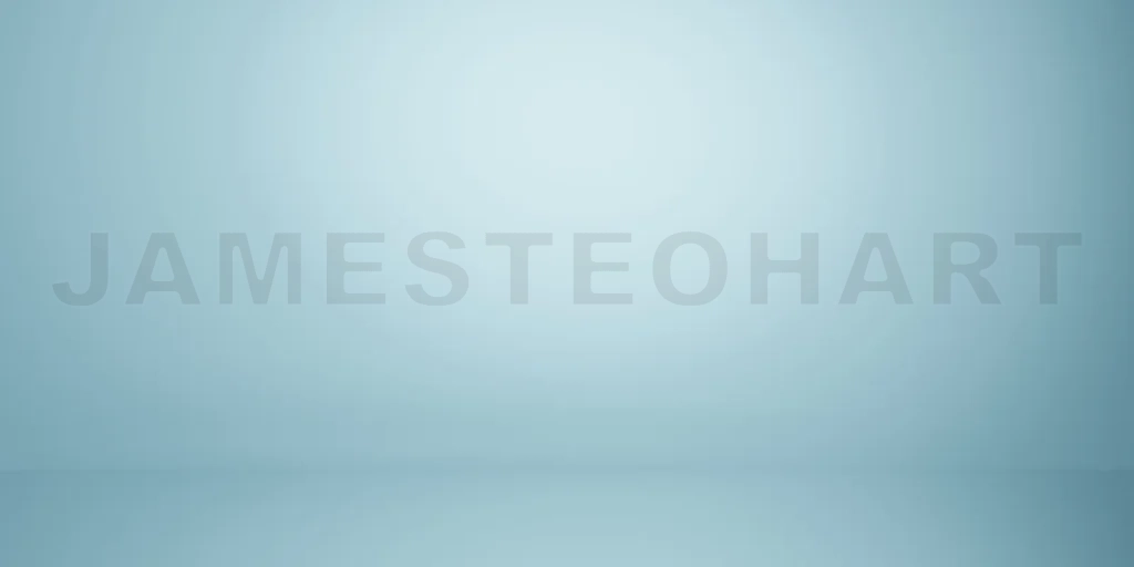 
3D Empty studio background featuring soft blue gradient ideal for product placement or presentations