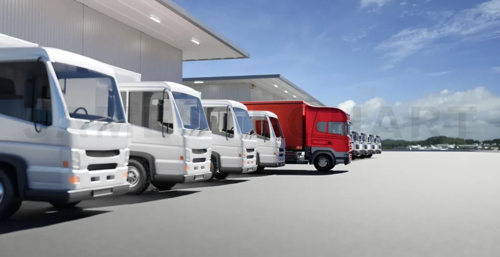 
Express delivery and shipment service concept