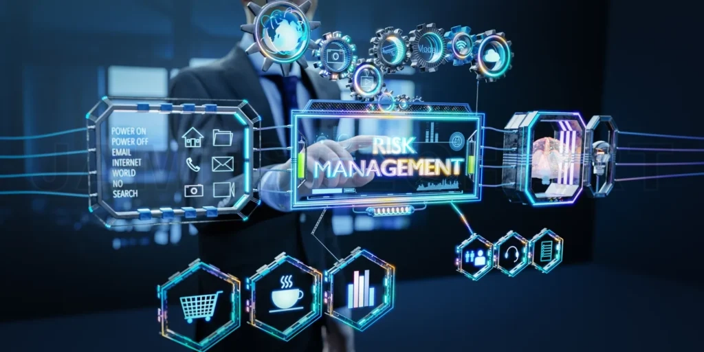 
Business investment risk management and evaluation concept