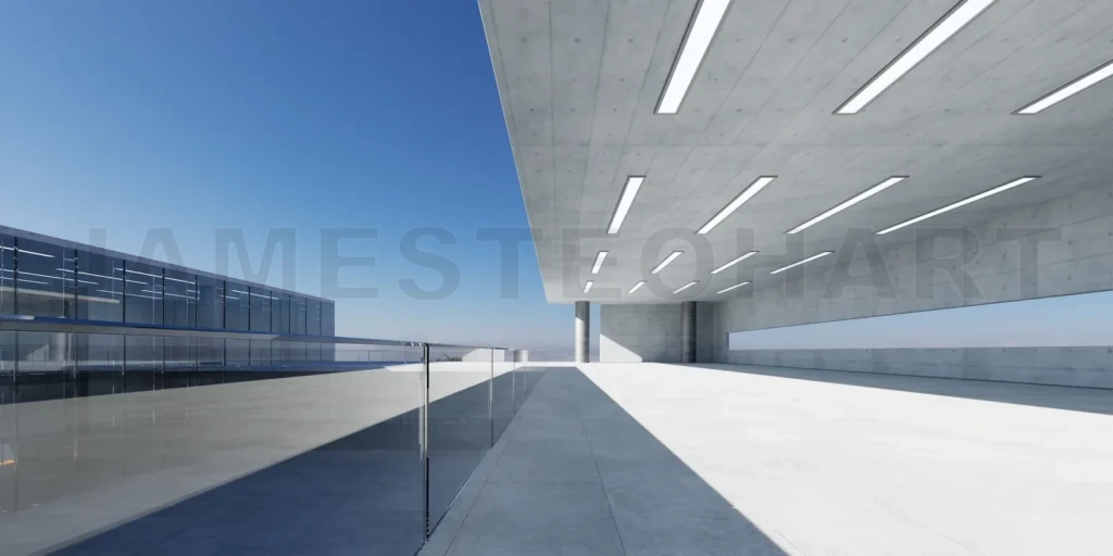 
Modern office buildings exterior