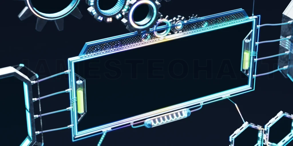 
Tech user interface template for a Smart Business