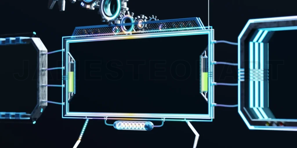 
Tech user interface template for a Smart Business